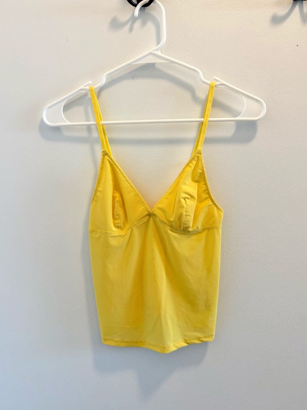 Out From Under Je T'aime Mesh Cami Top in Yellow Women’s Small